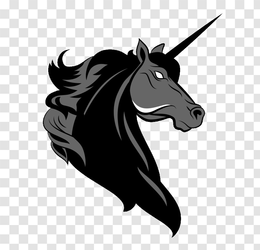 Unicorn Legendary Creature Horse Pegasus Evil - Head Transparent PNG