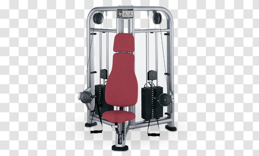 Overhead Press Exercise Equipment Bench Life Fitness - Centre - Arm Transparent PNG