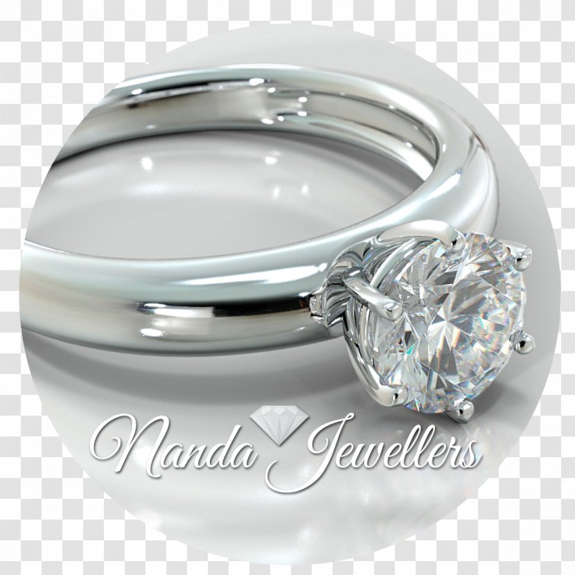 Wedding Ring Body Jewellery Silver - Metal Transparent PNG