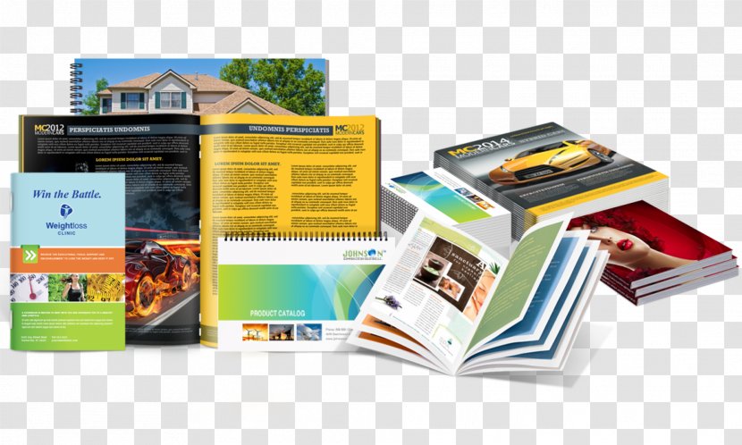 Booklet Color Printing Flyer Brochure - Business Cards - Marketing Transparent PNG