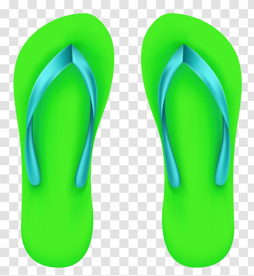 Flipflops - Sandal - Shoe Green Transparent PNG