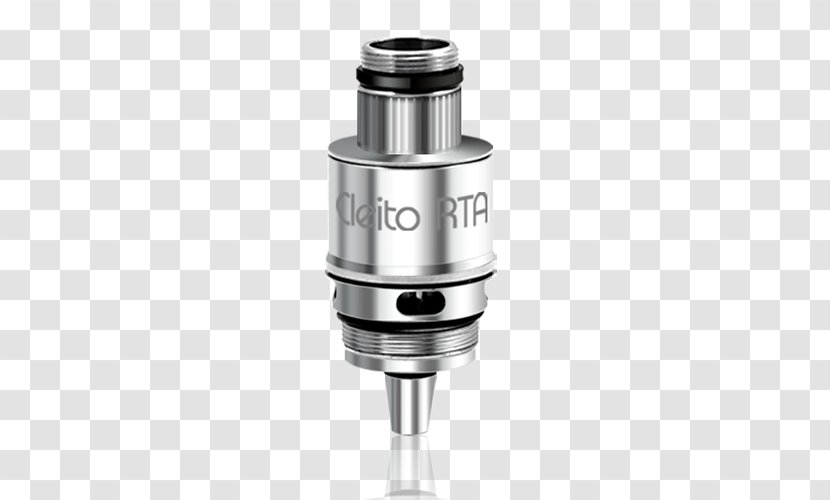 Electronic Cigarette Aerosol And Liquid Atomizer Vaporleaf - Electromagnetic Coil - RTA Transparent PNG