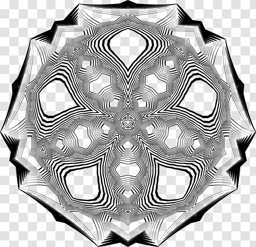 Symmetry Line Pattern - White Transparent PNG