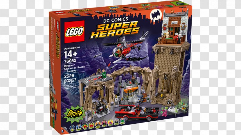 LEGO 76052 DC Comics Super Heroes Batman Classic TV Series - Batcopter - Batcave Lego 2: BatcomputerTurbo S Exclusive Transparent PNG