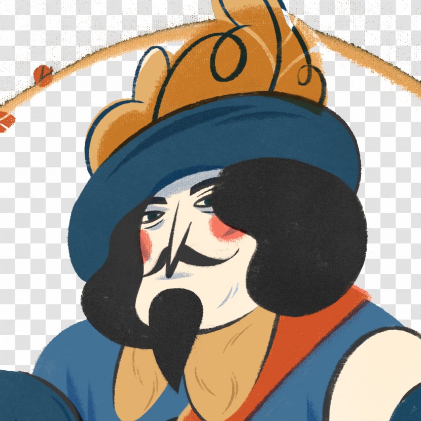 The Three Musketeers Portrait Illustration - Hand-painted Vintage Portraits Transparent PNG