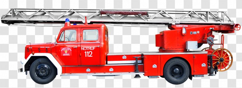 Fire Engine Department Magirus Firefighting Truck - Machine Transparent PNG