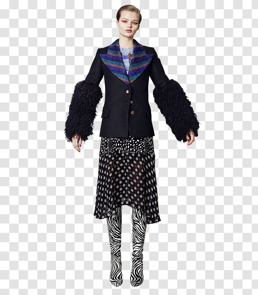 Duro Olowu Winter Fashion Spring Summer - Model Transparent PNG