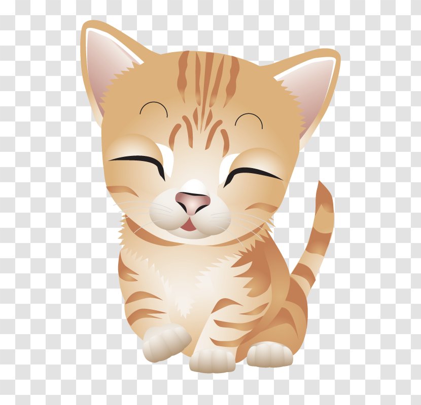 Cat Kitten Drawing Cartoon - Small To Medium Sized Cats - Vector Cute Kittens Transparent PNG