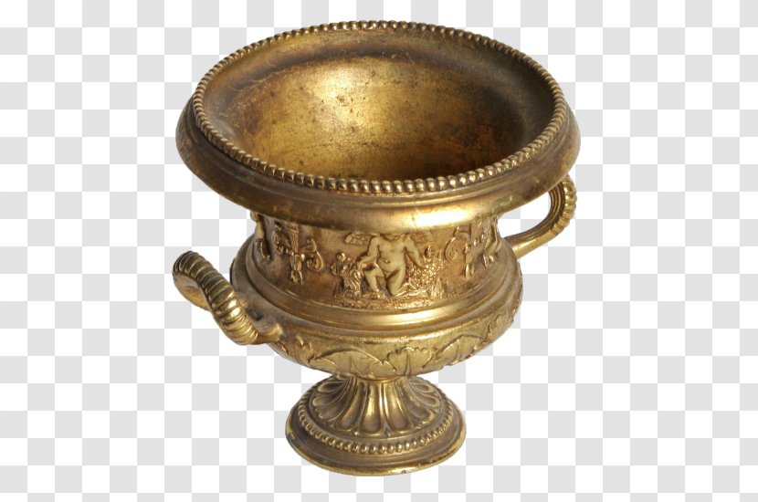 Bronze Brass Chairish Urn Vase - Angloindian Transparent PNG