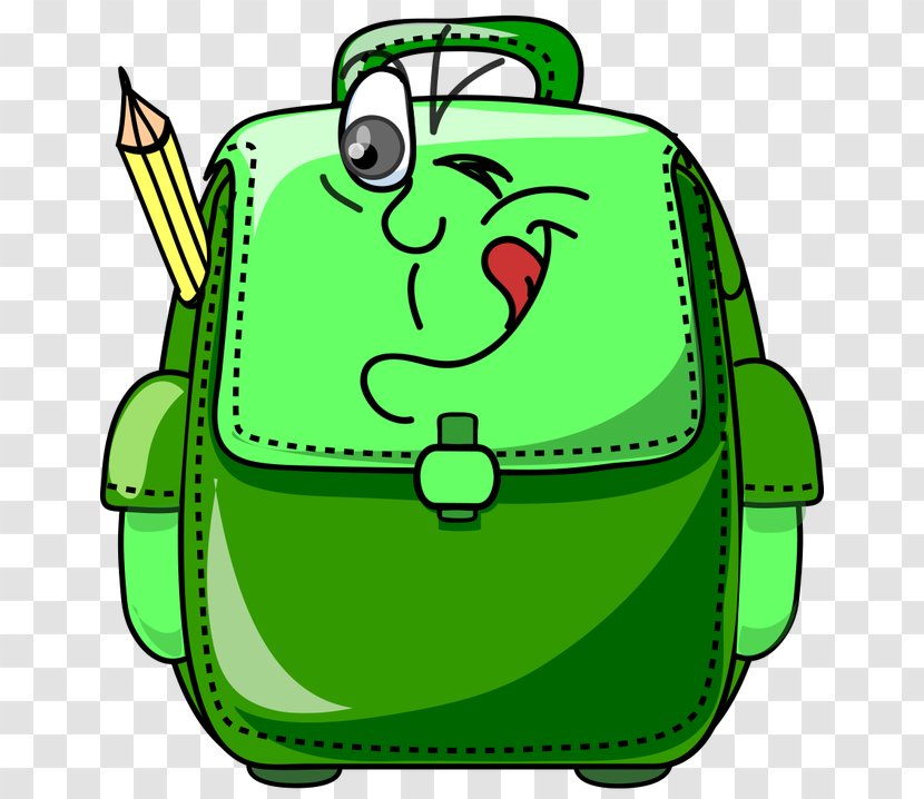 School Bag Clip Art - Vector,Cartoon Stationery,expression,Happy,pencil Transparent PNG