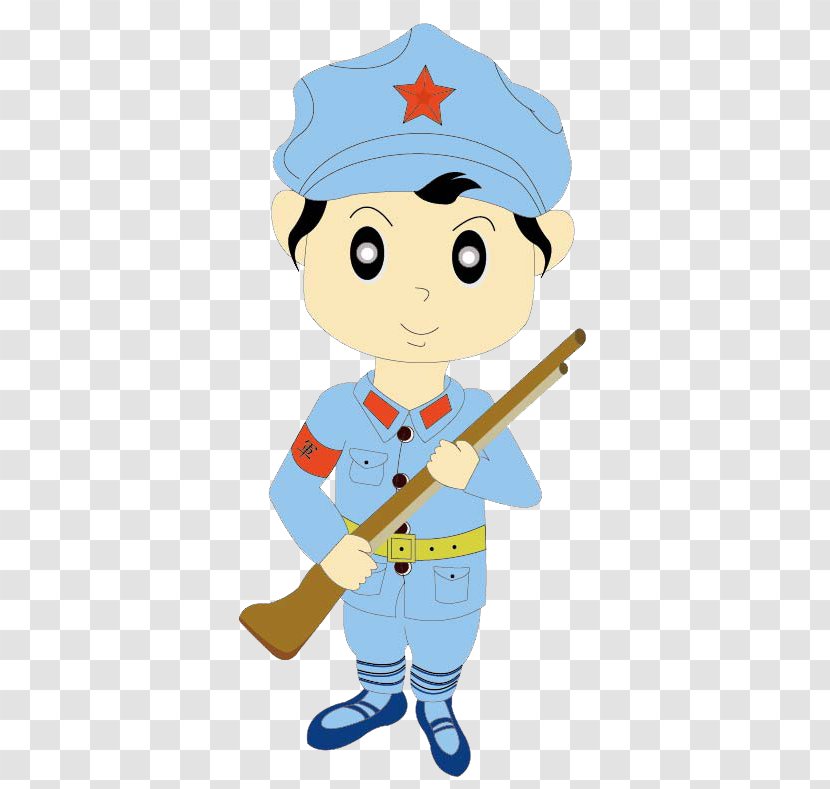 Peoples Liberation Army Soldier - Cartoon - People's Soldiers Transparent PNG