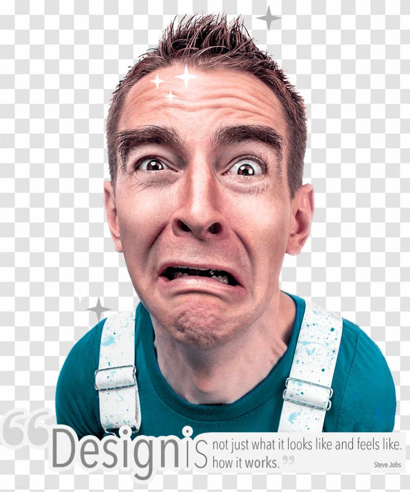 Graphic Design Advertising Television Business - Show - Scared Man Transparent PNG
