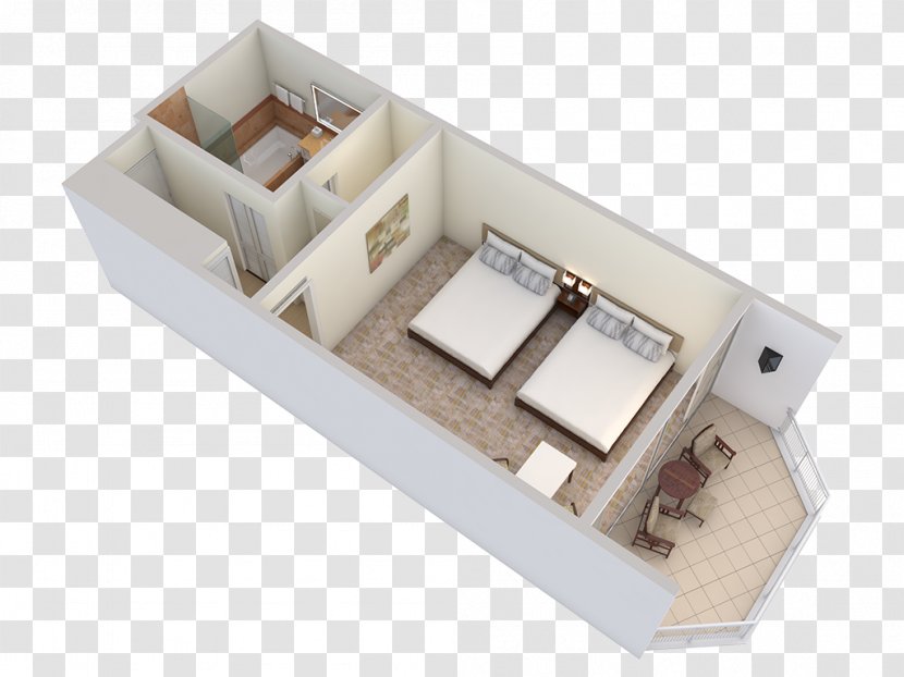 Grand Wailea Resort 3D Floor Plan Room Bed - Bathroom Transparent PNG