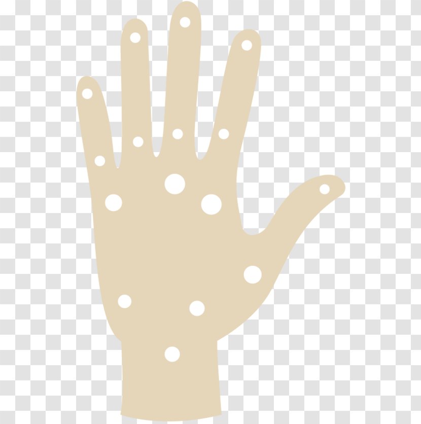 Thumb Product Design Hand Model Font - Polka Dot Transparent PNG