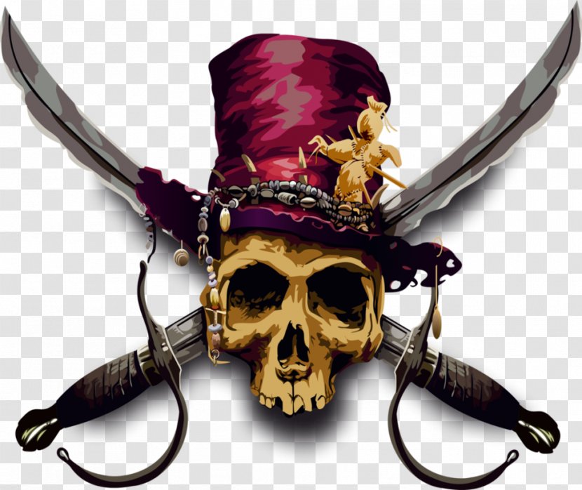 Jolly Roger Buccaneer Piracy Logo - Skull - Pirate Hat Transparent PNG
