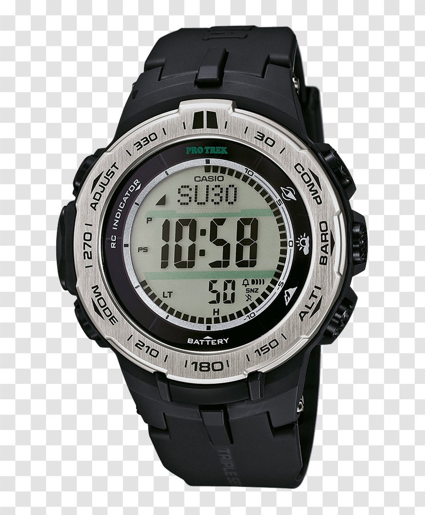 Pro Trek Solar-powered Watch Casio G-Shock - Tough Solar Transparent PNG