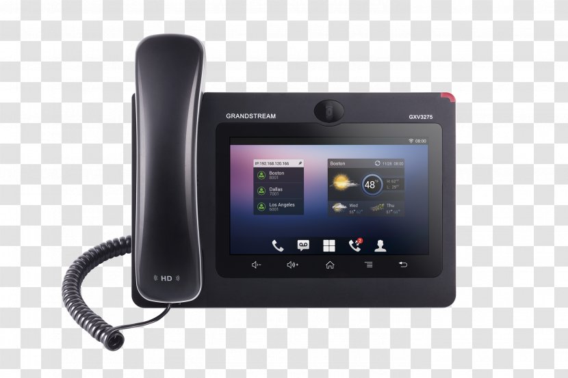 Grandstream GXV3275 Networks VoIP Phone Voice Over IP Telephone - Session Initiation Protocol - Android Transparent PNG