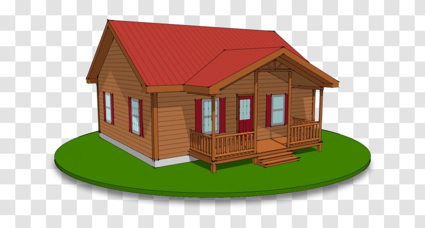 House Building A Log Cabin Cottage Roof - Prefab Cabins Transparent PNG