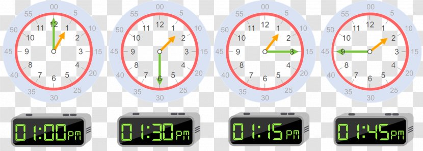 Clock Face Hour Digital Quartz - Timer - Time Transparent PNG