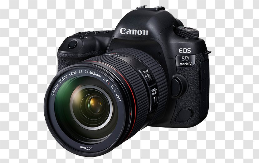 Canon EOS 5D Mark IV III EF 24–105mm Lens Mount - Video Camera Transparent PNG