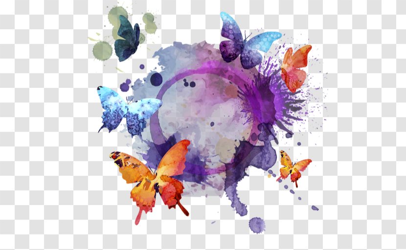 Butterfly Watercolor Painting Vector Graphics Image Transparent PNG