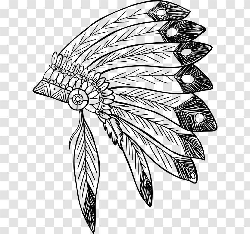 War Bonnet Indigenous Peoples Of The Americas Native Americans In United States Headgear Clip Art - Membrane Winged Insect - American Warrior Drawing Transparent PNG