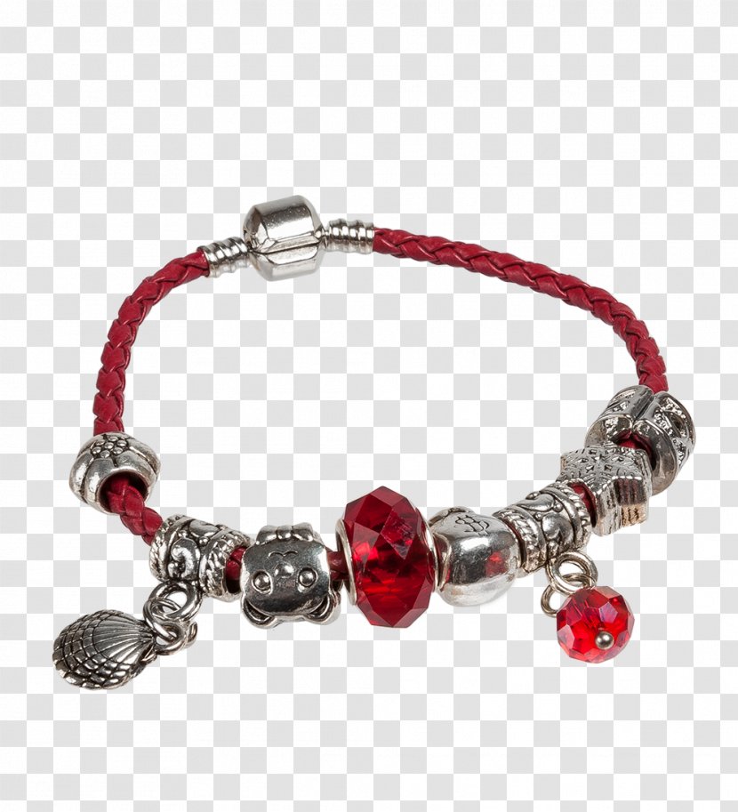 Bracelet Jewellery Clothing Accessories Bead Necklace - Leather - Pandora Transparent PNG