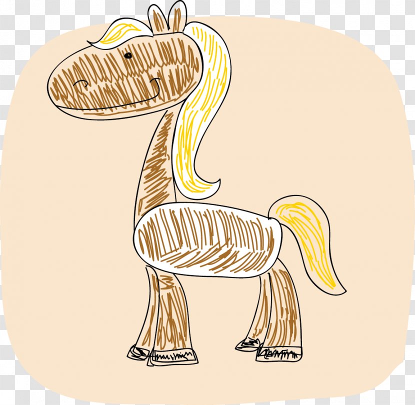 Horse Illustration - Joint - Vector Toy Transparent PNG