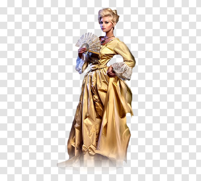 Dress Woman Costume Gown - Romance Film Transparent PNG