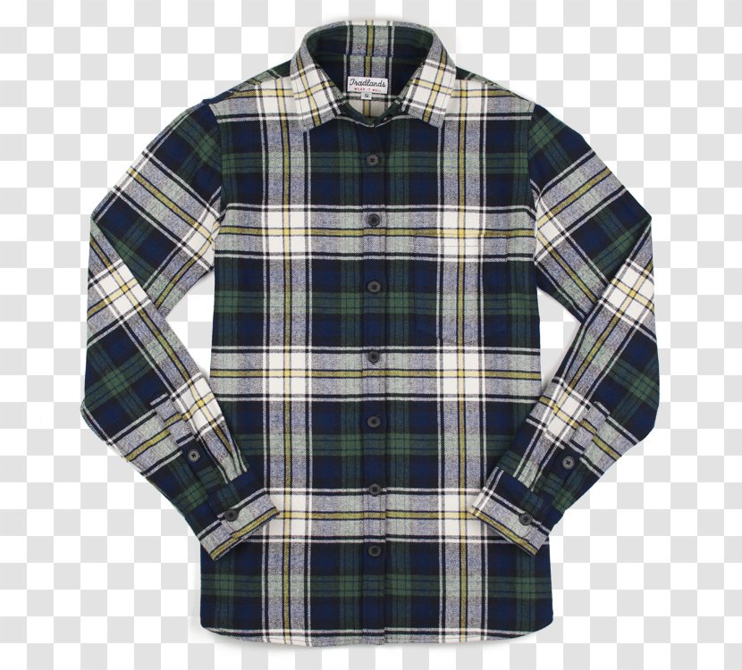 Flannel Tartan Sleeve T-shirt - Tree - Shirt Transparent PNG