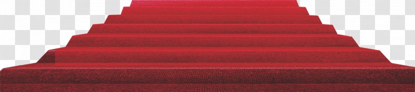 Floor Stairs Angle Wood Couch - Red Transparent PNG