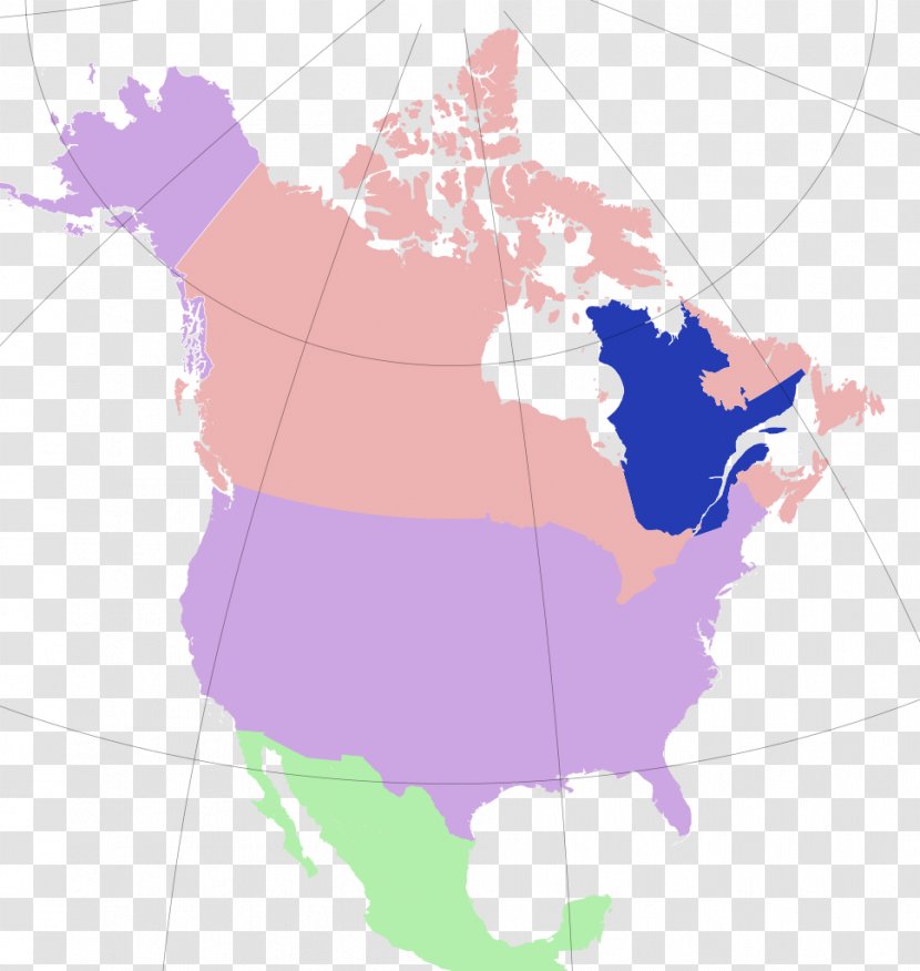 United States World Map Border Mapa Polityczna - North America Transparent PNG