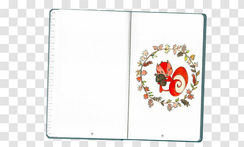 Paper Rectangle Flower Font - Red Transparent PNG