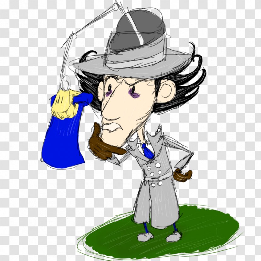 Headgear Profession Character Clip Art - Cartoon - Inspector Gadget Transparent PNG