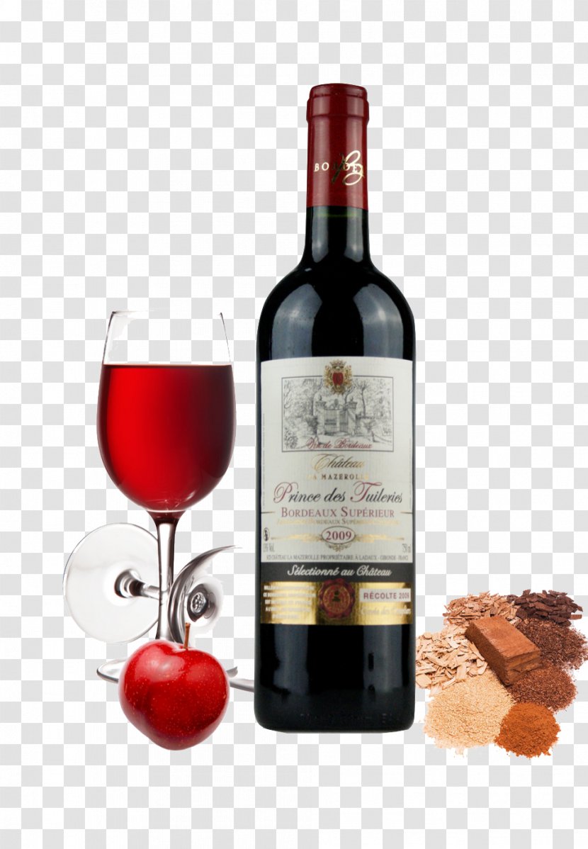 Red Wine Bordeaux White Dessert Mulled - Glass - Bordeaux, France Transparent PNG