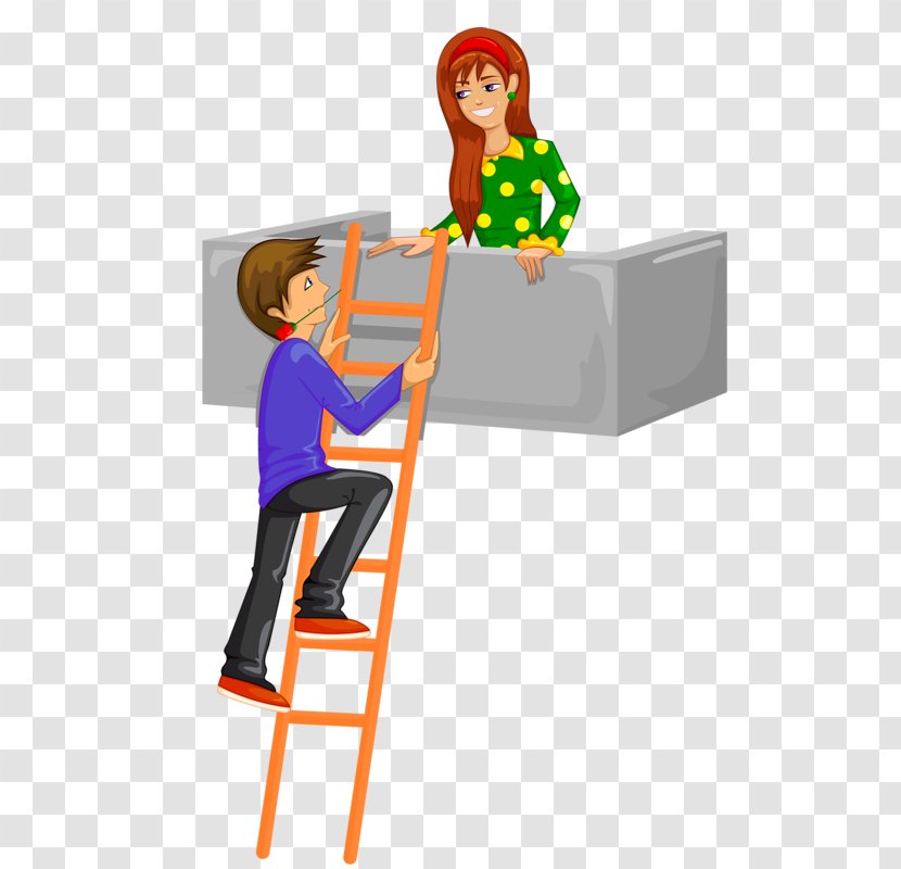 Stock Photography Illustration - Courtship - Ladder Transparent PNG