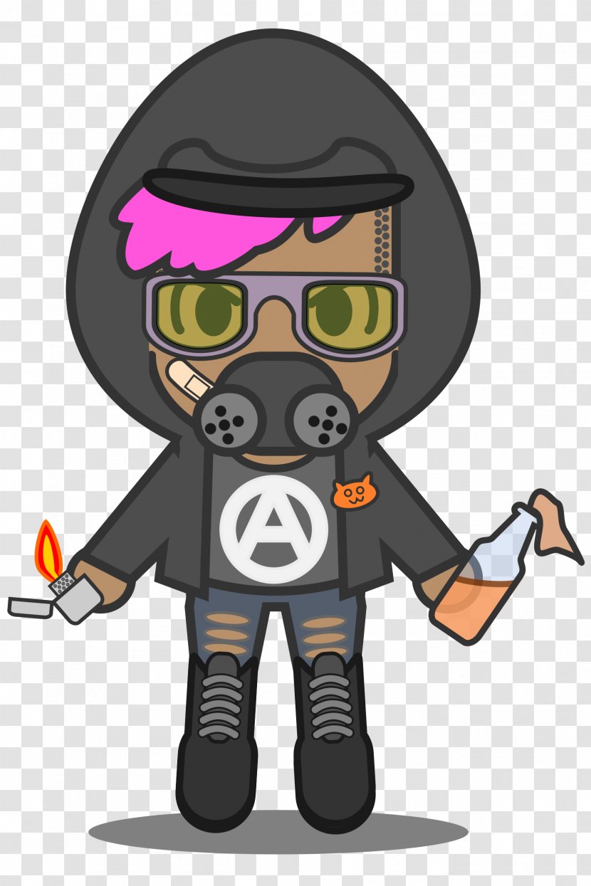 Gas Mask Antifa Anti-fascism Clip Art - Antifascism Transparent PNG