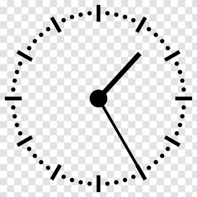 Clock Clip Art - Number - 7.25% Transparent PNG