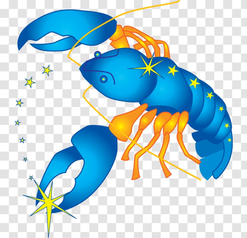 Cancer Astrological Sign Pisces Horoscope Astrology - Sagittarius - Variation Blue Lobster Transparent PNG