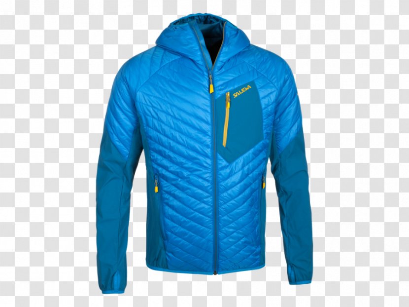 Hoodie Jacket Polar Fleece PrimaLoft OBERALP S.p.A. - Cobalt Blue Transparent PNG