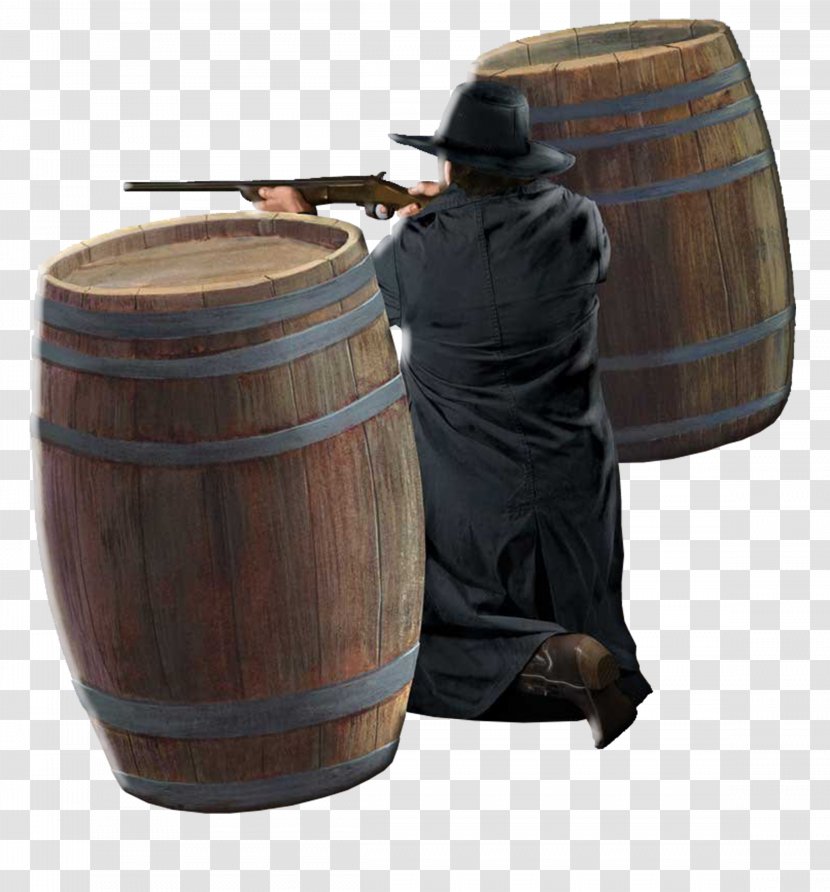 American Frontier Cowboy - Barrel - Wine Transparent PNG
