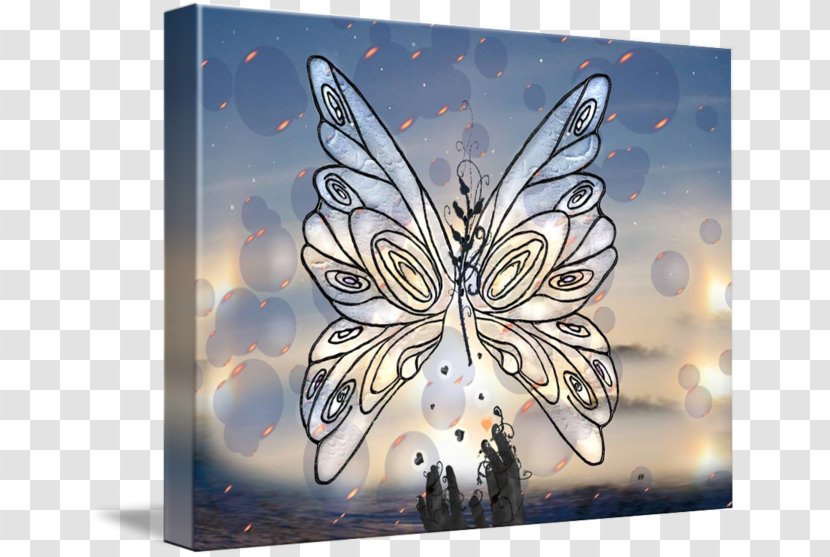 Symmetry Butterflies And Moths Post Cards - Pollinator - Butterfly Galaxy Transparent PNG