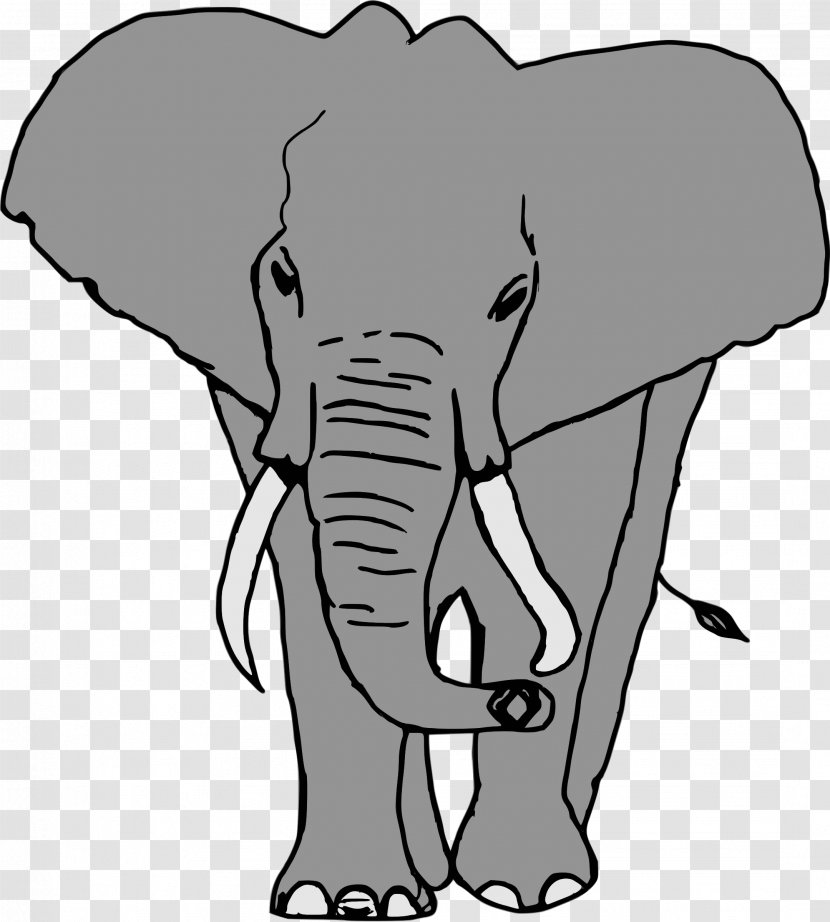 Elephant - Tree - Drawing Animals Illustration Transparent PNG