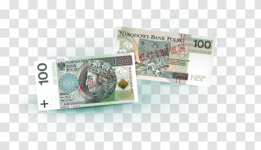 Cash Banknote Money Product - 100 Pln Transparent PNG