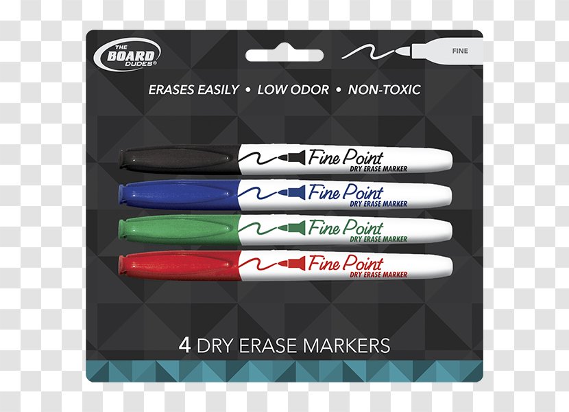 Marker Pen Dry-Erase Boards Plastic Eraser - 2in1 Pc - Whiteboard Transparent PNG