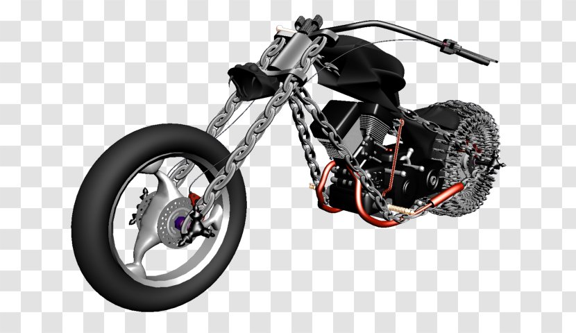 Motor Vehicle Tires Motorcycle Wheel Bicycle Spoke - Watercolor - Chopper Bike Transparent PNG