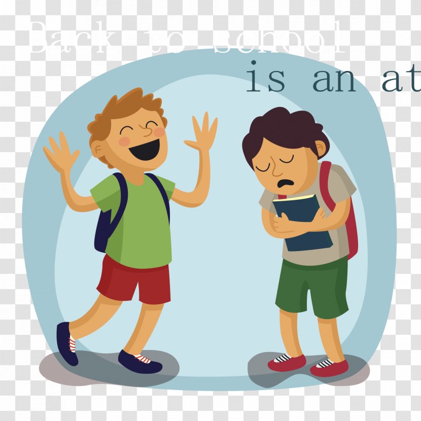 Student Euclidean Vector - Play - Treat Different Attitudes To School Students Transparent PNG