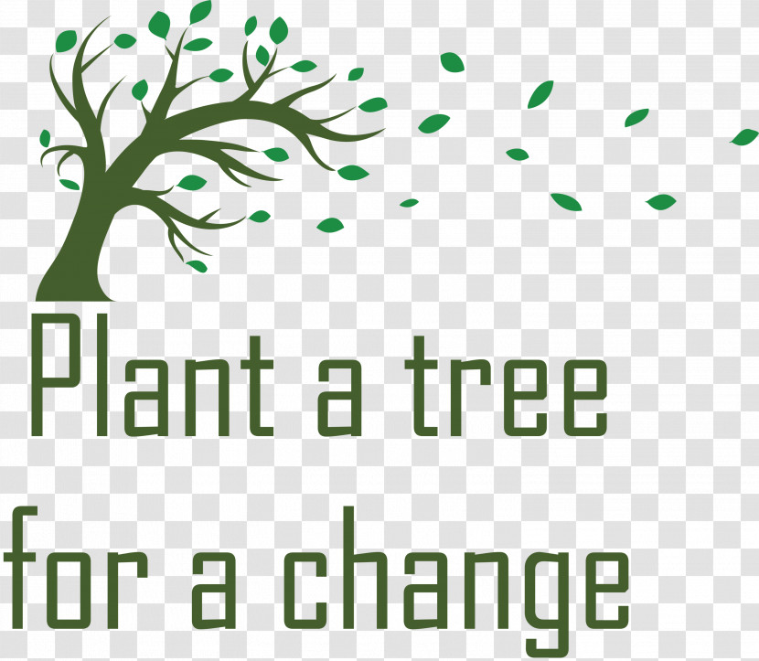 Plant A Tree For A Change Arbor Day Transparent PNG