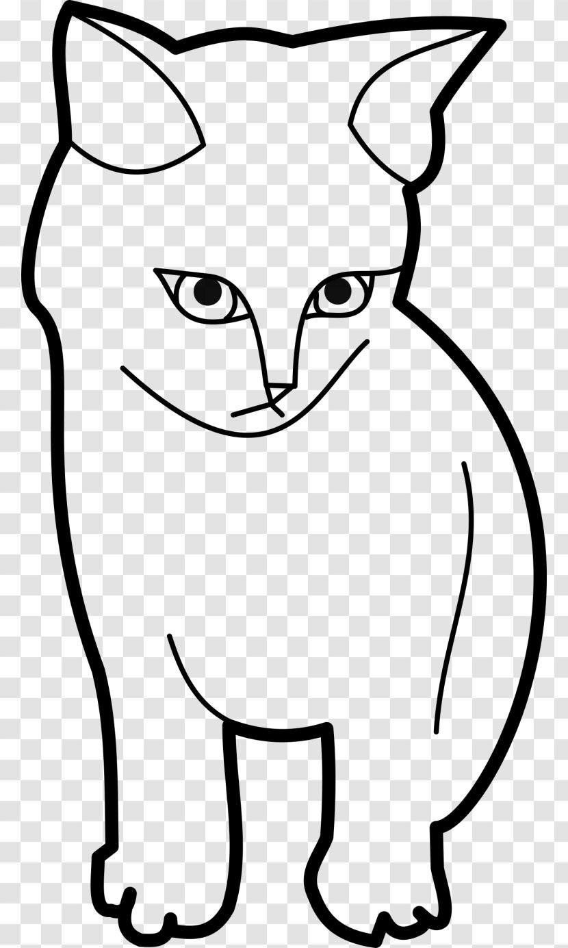 Black Cat Felidae Clip Art - Paw - Face Transparent PNG