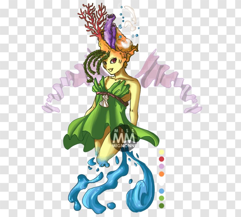 Clip Art Flower Illustration Fairy Figurine - Sea Sprite Transparent PNG